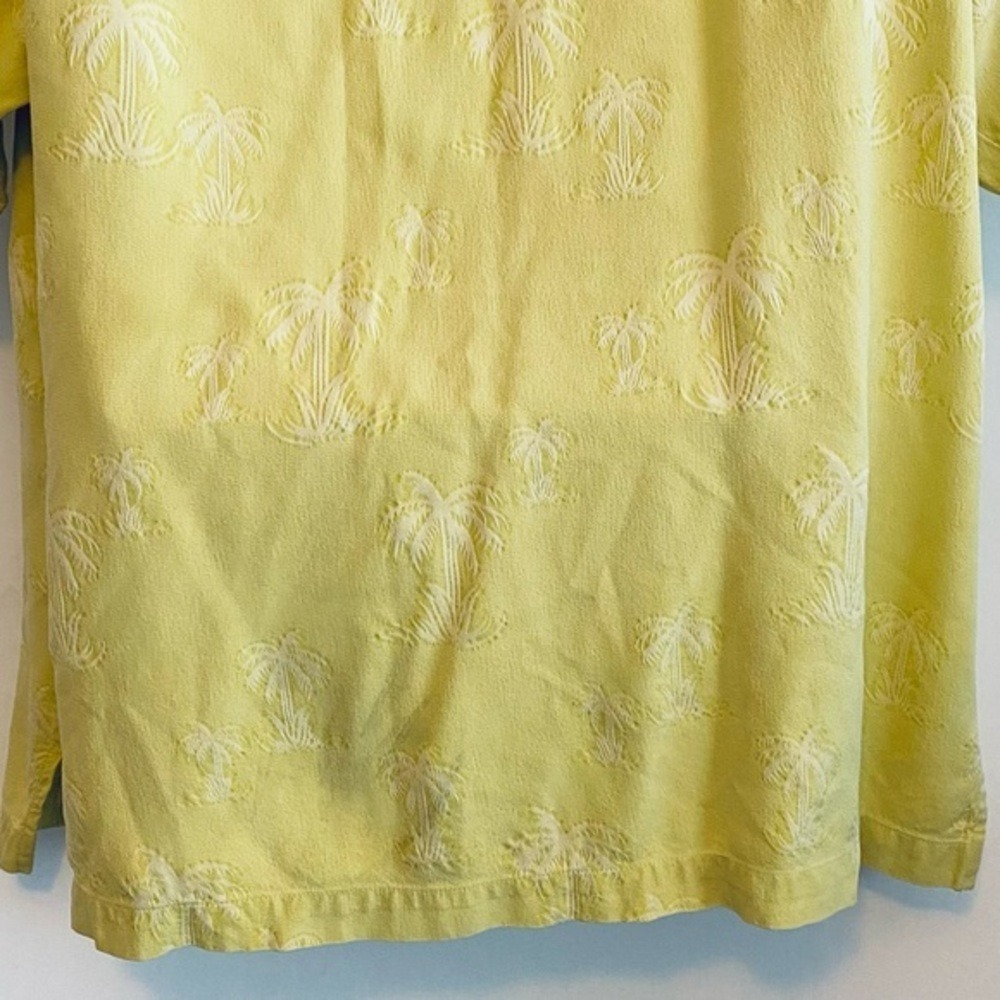 Vintage Tommy Bahama 100% Silk Hawaiian Shirt Tropical Vacation Cruise Palm Tree - Picture 11 of 14